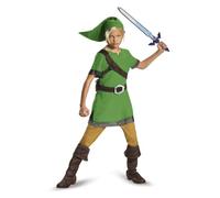 DISGUISE DISK85718K - Disfraz clásico de Nintendo Link, para niños, verde, talla M