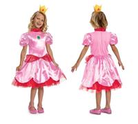 DISGUISE Disfraz oficial de Nintendo Super Mario para niños, incluye sombrero de Mario, disfraz de Mario Fancy Dress Up para niños, disfraces de cumpleaños de Halloween para niños
