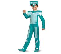 DISGUISE DISK11458L Disfraz clásico de armadura de diamante para niños, azul, pequeño