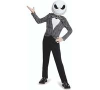 DISGUISE 141379L-EU-6 Disfraz de Jack Skellington para niños, multicolor, talla S (4-6 años)