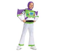 Disguise Disney Pixar Buzz Lightyear Toy Story 4 Disfraz de lujo para niρo, color blanco, talla X-Small (3T-4T)