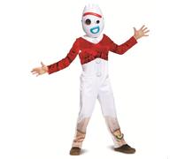 Disguise Disney Pixar Forky Toy Story 4 Disfraz blanco, mediano (8-10)