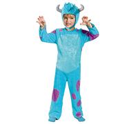 Disguise Disney Pixar Sulley Fancy Dress for Kids, Officially Licensed by, Soft Blue Onesie with Tail & Fabric Hat with Horns, Detailed Boys Monsters Inc Dress Up, for 18-24months, 3-4 & 4-6 Years