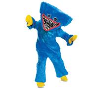 Disguise Huggy Wuggy - Disfraz oficial de Poppy Playtime Deluxe para niños con tocado