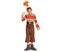 Disguise Inside Out Anxiety Costume for Kids, Official Inside Out Halloween Costume and Headpiece, Child Size (10-12)