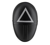 Disguise M scaras oficiales de Netflix del juego del calamar, m scaras de disfraz para adultos de talla nica, Triangle, Talla nica