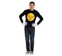 Disguise Kit de Emoticono guiño para Adulto