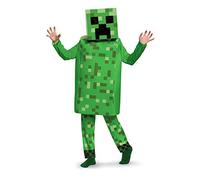DISGUISE Licencia Oficial-Disfraz Creeper Niño Deluxe, Disfraz Minecraft Niño y Niña, Disfraz Halloween Niños Talla L