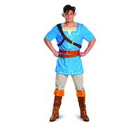 Disguise Link Men, Official Zelda Costume Tunic and Ears Outfit from Breath of The Wild, Multicolored, Large (42-46)