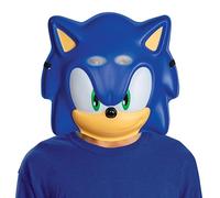 Disguise Máscara de disfraz de Sonic, accesorio de disfraz de Halloween con licencia oficial de Sonic the Hedgehog, unisex, talla 8+
