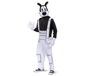 Disguise Men's Bendy and The Ink Machine Boris Adult Costume, Black & White, Medium (38-40)