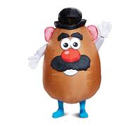 Disguise Men's Mr. Potato Head Inflatable Adult Costume, Brown, One Size