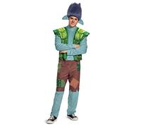 Disguise Men's Trolls World Tour Classic Branch Adult Costume, Green & Brown, Medium (38-40)