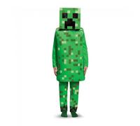 DISGUISE Licencia Oficial-Disfraz Creeper Niño Deluxe, Disfraz Minecraft Niño y Niña, Disfraz Halloween Niños Talla L