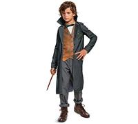 Disguise Newt Scamander - Disfraz para niños, disfraz de bestias fantásticas para niños, talla grande (10-12), color gris