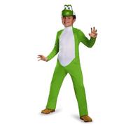 Disguise Nintendo - Disfraz de Super Mario Yoshi para niños, disfraz de Halloween para niños, talla M