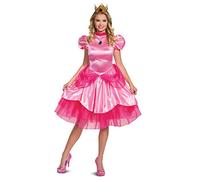 Disguise Princess Peach Deluxe Disfraces, Pink, L para Mujer