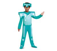 DISGUISE Official Minecraft Costume Kids, Diamond Armour Minecraft Costume Fancy