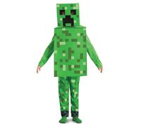 DISGUISE Official Minecraft Creeper Costume Kids, Minecraft Costume with Mask Fa