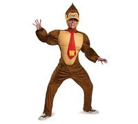 DISGUISE Official Nintendo Deluxe Donkey Kong Costume Adult, Super Mario Kart Halloween Costumes For Men Available in Sizes XL and XXL