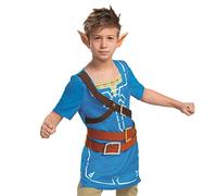 Disguise Disfraz Link Niño Azul, Disfraces Zelda para Carnaval y Halloween, Traje Infantil, M