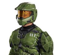 DISGUISE Master Chief Full Helmet Máscara de Disfraz, Red, XXL Unisex Adulto