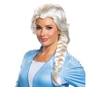 Disguise Mujer Disney Elsa Frozen 2 Wig, Rubia, Talla única Adulto