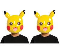 Disguise Pokemon, accesorio Máscara de Pikachu de Pokémon, con licencia oficial, ajuste cómodo y diseño detallado, talla única para niño (Paquete de 2)