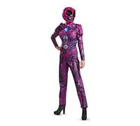 Disguise Power Rangers Movie Pink Ranger Deluxe Womens Fancy Dress Costume Large