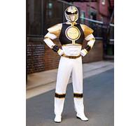 Disguise Power Rangers- Superhero Costumes for Adults Cartoon Disfraz Adulto, Color Blanco, XL 82847D