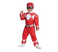 Disguise Oificial - Disfraz Power Ranger Niño Rojo, Disfraz Power Ranger Rojo Niño, Disfraz Power Ranger Niña, Disfraz Musculoso Niño,