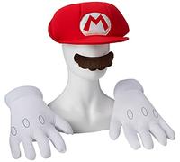 JADEO Disfraz para Adultos Nintendo Super Mario 3 Piezas
