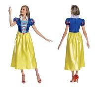 Disguise Snow White Costume for Women, Official Disney Princess Licensed Product, Detailed Bodice with Collar and Puff Sleeves, Long Skirt