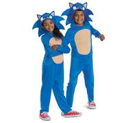 DISGUISE Sonic de la Película Sonic 3 Oficial, Disfraz del Erizo Azul, Halloween, Carnaval, Disponible para Niños de 3 a 8 Años, Tallas M, S, XS, Licencia Oficial