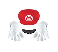 LIRAGRAM- Disfraces Y Accesorios Mario Super Kit, Dibujo Animado, Multicolor, Talla única Child (Disguise 73771-15L-6)