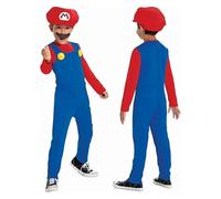 Disguise Disfraz Super Mario Oficial – Incluye bigote y gorro – Talla XS (3/4 años)