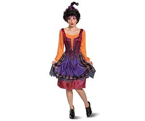 Disguise Women's Disney Hocus Pocus Mary Classic Adult Costume, Red & Orange, Large (12-14)