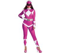 DISGUISE Women's Pink Ranger Adult Costume Adult Sized Costumes