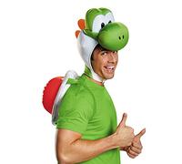 Disguise Yoshi - Conjunto de accesorios de disfraz para hombre y adulto, verde, Talla única