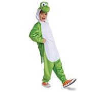 Disguise Yoshi Costume Hooded Jumpsuit, Official Super Mario Character Costume for Kids trajes para niñosNiño