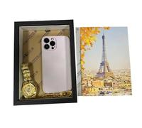Disguised Safe - Wooden Wall Compartment with Picture Frame Design, Secret Money Safe, Room Family Home Security Store Money Cash Jewelry wood-grain design and supported by a metal backplate, these ph