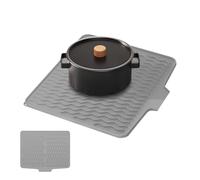 Dish Drying Mat - Dish Drying Mat | Quick Dry Counter Mat | Protector Heat Resistant Non Slip Quick Dry Pad | Silicone For Home Spill Prevention Cup Sinks Utensils