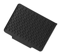 Dish Drying Mat for Counter, Foldable Silicone Drainer Pad, Quick-Drain Base for Plates, Cutlery, Bowls, Baby Bottles, Tableware, Ideal for Kitchen, RV, Sink, or Travel Use
