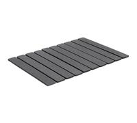 Dish Drying Mat, Kitchen Counter Drainer, 23.6 Inches Quick-Absorbing Diatomaceous Earth , Non-Slip Foldable Pad Design, 2 Piece Tray for Farmhouse Cafe Rv Commercial Kitchen