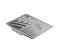 Dish Drying Mat Kitchen Counter, silicona Dish Drying Pad, 40 x 33 cm silicona Pad con drenaje incorporado, duradero Heat Resistant Material, Kitchen Tool with non-lip Design, Mat for Counter Sink