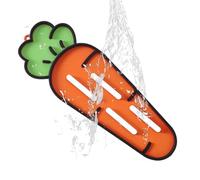 Dish Drying Mat - Pot Lid Holder | Carrot Shape Drainer Mats , Earth Mats for Dishes Bottles Match Any Countertop Anti-Spill Pot Lid Holders for Kitchen Cooking Stewing