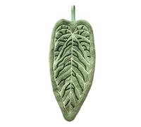 Dish Rags, Kitchen Wash Cloths, Cleaning Dishcloths, Soft Coral Fleece Fabric, High Absorbency Design, For Dishes Counters Appliances, 11.81x5.51 Inches, Green Color, 1 Piece