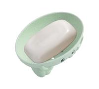 Dish with Drainage - Creative Cartoon Holder For Bathroom, Shower & Kitchen - Portable Travel Case For Student Accommodation & Hostels - Eco-Friendly & Durable - Blue/Pink/G