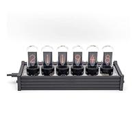 DISHENGZHEN IPS Nixie Tube Reloj Digital Calendario Electrónico 6 bit LCD Time Photo Display Creative Retro Desk Decoration Gift, Regalos para Niños, Novios Y Maridos A