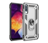 Dishibei Military Grade Drop Impact para Samsung Galaxy A50 Case 360 ??Ring de metal Ring soporte para el soporte para automvil magntico Armor de l